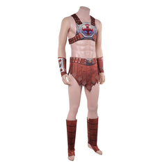 Masters Of The Universe (2026) He-Man Brown Leather Set Outfits Cosplay Costume 