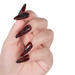 Masters Of The Universe (2026) He-Man Red False Nails Cosplay Accessories Props