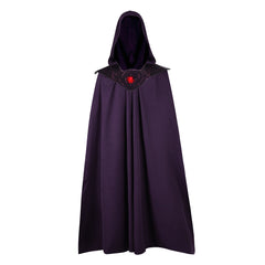 Masters Of The Universe (2026) Skeletor Purple Hooded Cloak Halloween Cosplay Costume 