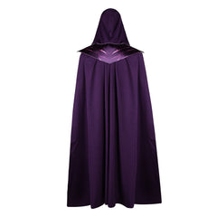 Masters Of The Universe (2026) Skeletor Purple Hooded Cloak Halloween Cosplay Costume 