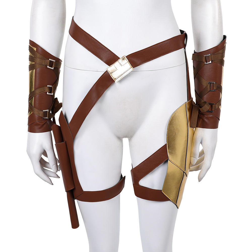 Masters Of The Universe (2026) Teela Belt Leg Straps Wrist Guards Set Cosplay Accessories Props