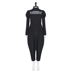 Mei Mei Black Chest Striped Jumpsuit Outfits Cosplay Costume Halloween Suit