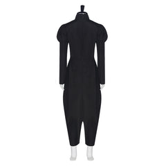 Mei Mei Black Chest Striped Jumpsuit Outfits Cosplay Costume Halloween Suit