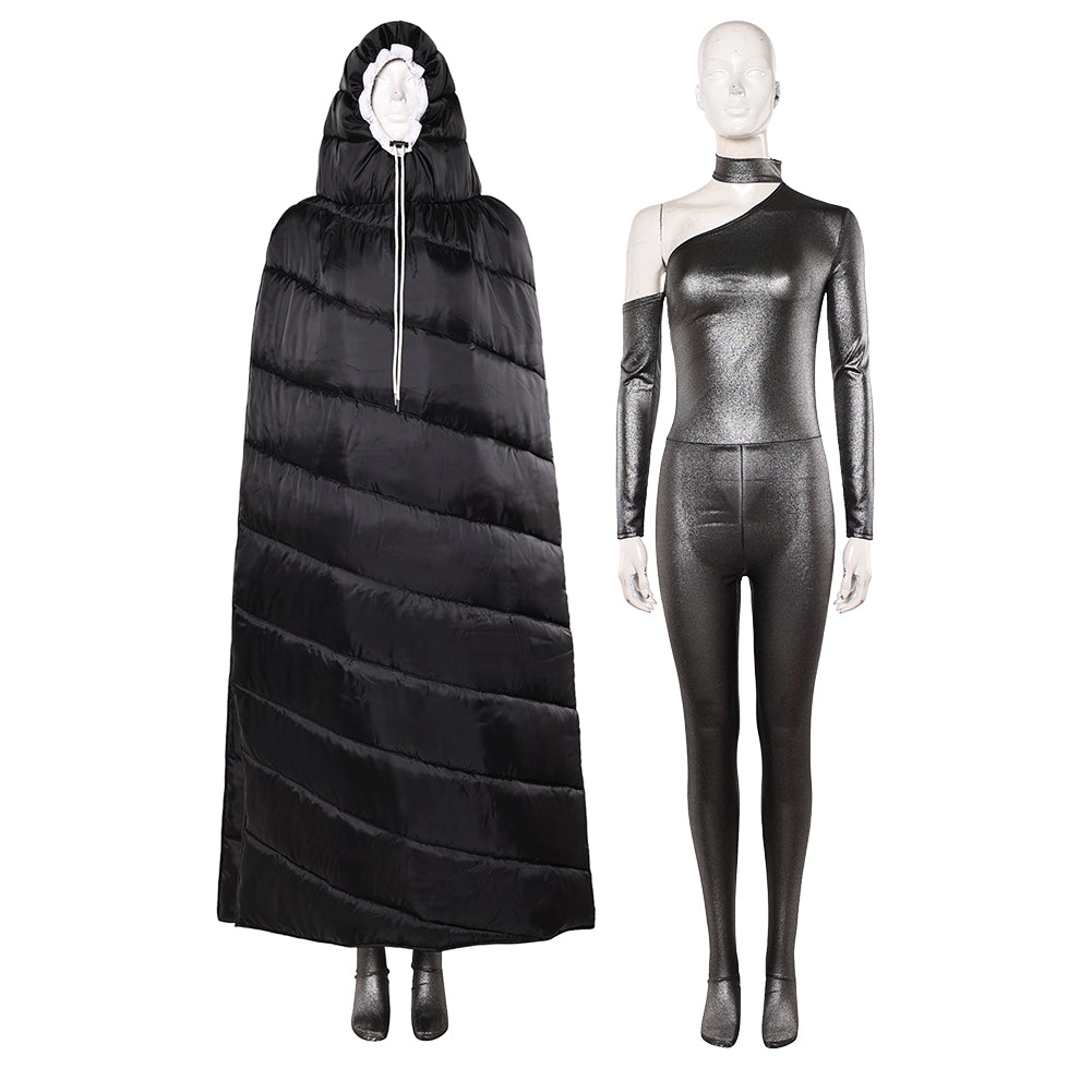 Mira Black Jumpsuit Long Coat Set Outfits Cosplay Costume Halloween Suit
