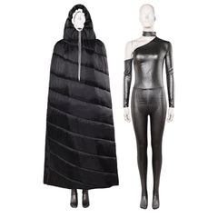Mira Black Jumpsuit Long Coat Set Outfits Cosplay Costume Halloween Suit