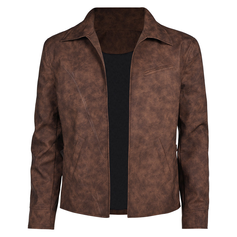 Mission: Impossible (2025) Ethan Hunt Brown Jacket Outfits Cosplay Costume 
