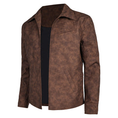 Mission: Impossible (2025) Ethan Hunt Brown Jacket Outfits Cosplay Costume 