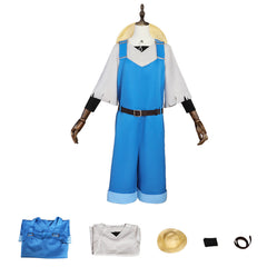 Miyazawa Kenji Blue Overalls Set Outfits Cosplay Costume Halloween Carnival Suit  ​