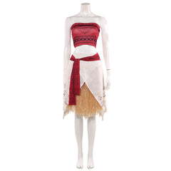 Moana (2026) Moana Red Top Skirt Set Outfits ​Cosplay Costume 