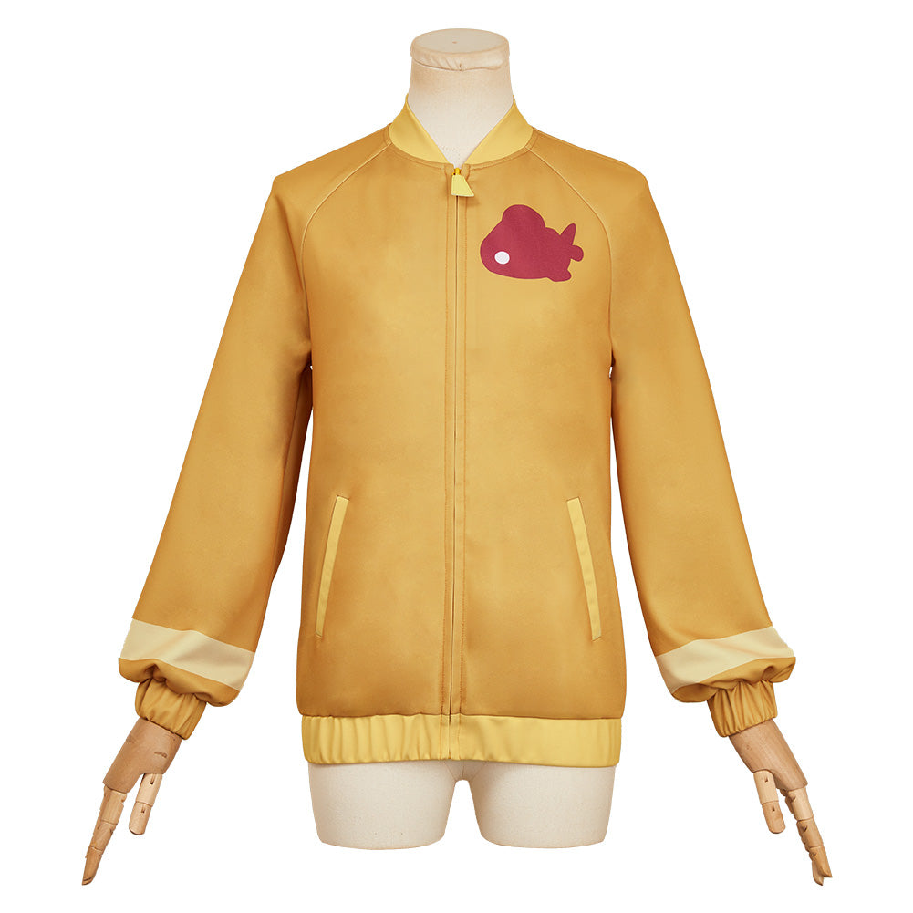 Mobile Suit Gundam GQuuuuuuX (2025) Amate Yuzuriha Yellow Jacket Outfits Cosplay Costume 