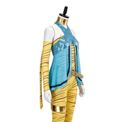 Monster High Cleo De Nile Blue Yellow Set Outfits Halloween Cosplay Costume