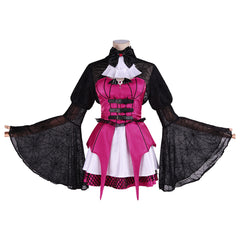 Monster High Draculaura Pink Black Lolita Set Outfits Halloween Cosplay Costume