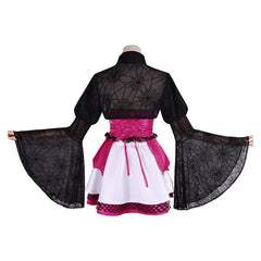 Monster High Draculaura Pink Black Lolita Set Outfits Halloween Cosplay Costume