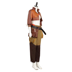 Monster Hunter Wilds (2025) Gemma Brown Set Outfits Cosplay Costume 