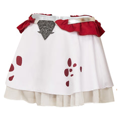 Monster Hunter Wilds (2025) Lala Barina White Skirt Outfits Cosplay Costume 