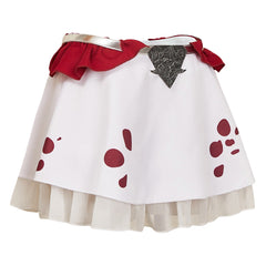 Monster Hunter Wilds (2025) Lala Barina White Skirt Outfits Cosplay Costume 