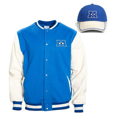 Monsters University James P. Sullivan Blue Jacket Hat Set Outfits Cosplay Costume