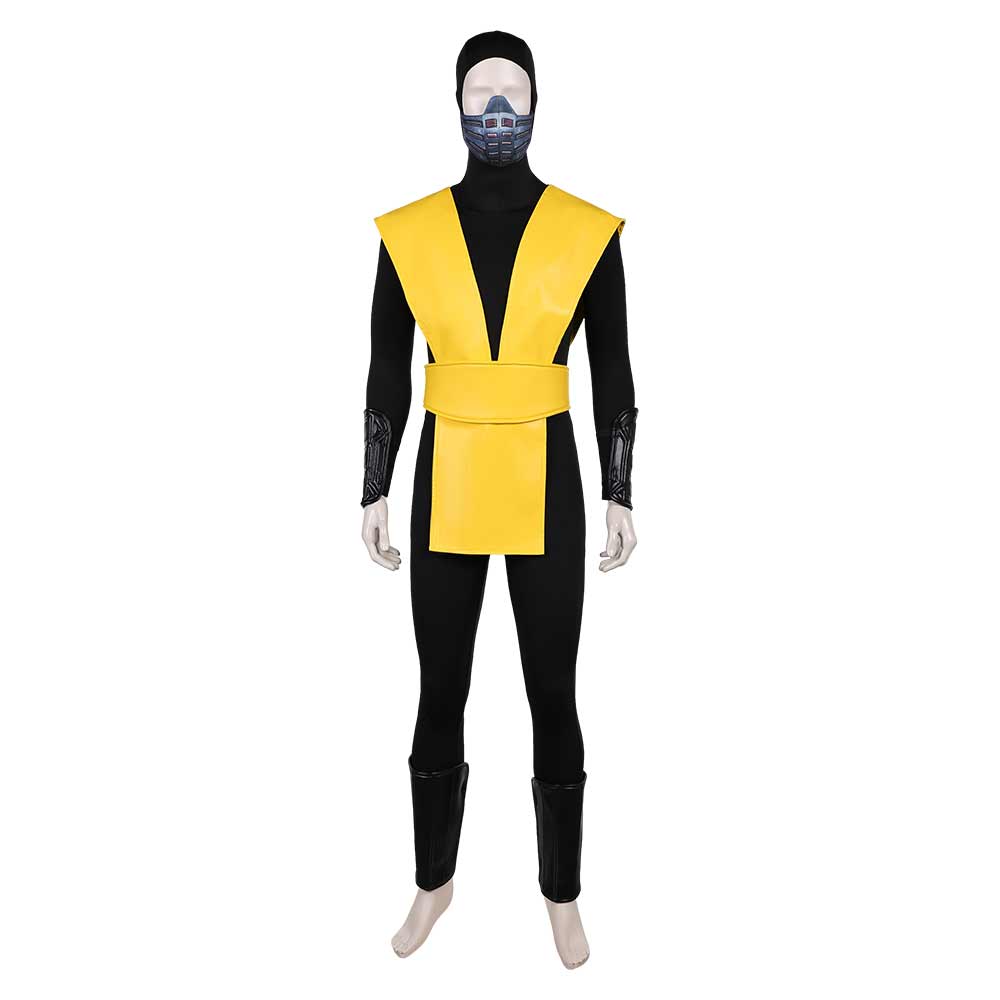 Mortal Kombat II (2025) Scorpion Yellow Set Outfits Cosplay Costume 