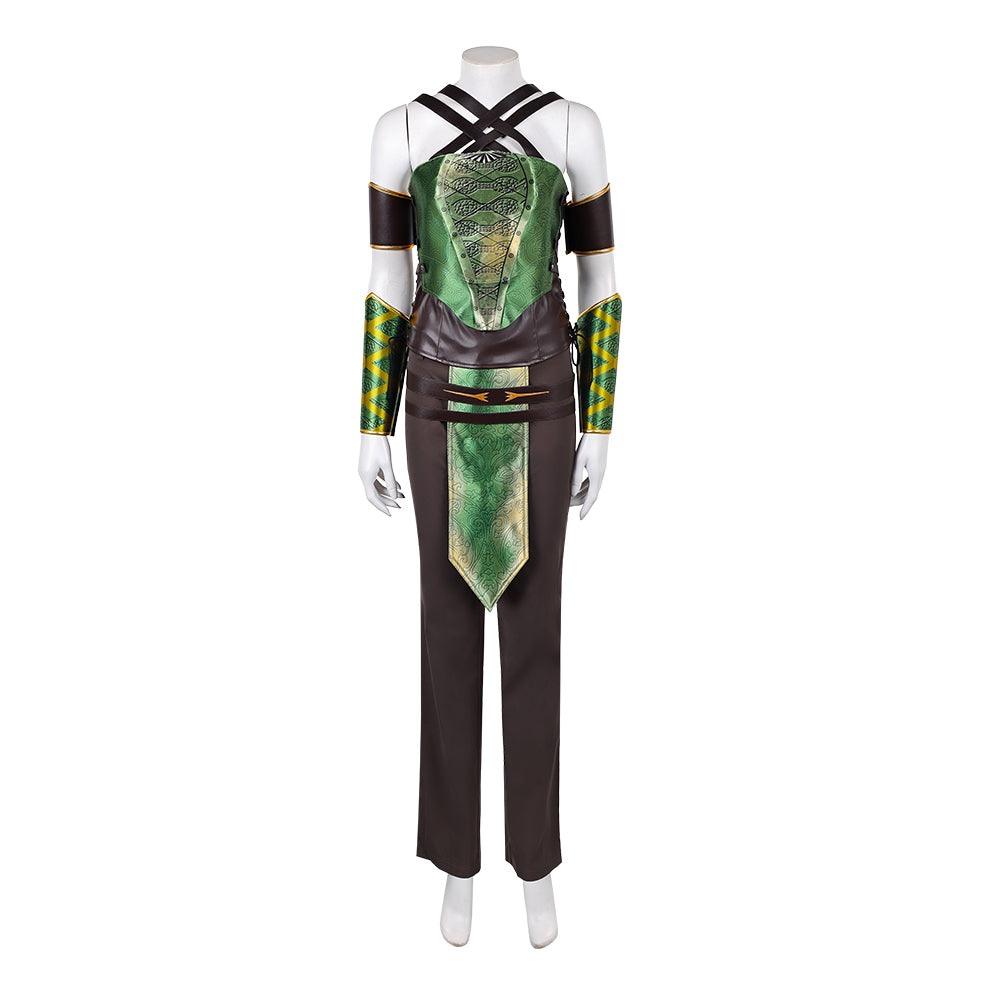 Mortal Kombat II (2026) Jade Black Green Set Outfits Cosplay Costume 