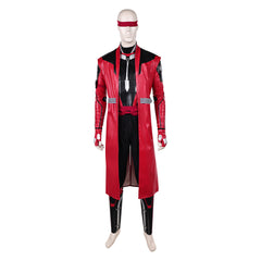 Mortal Kombat II (2026) Kenshi Red Set Outfits Cosplay Costume Halloween Suit 