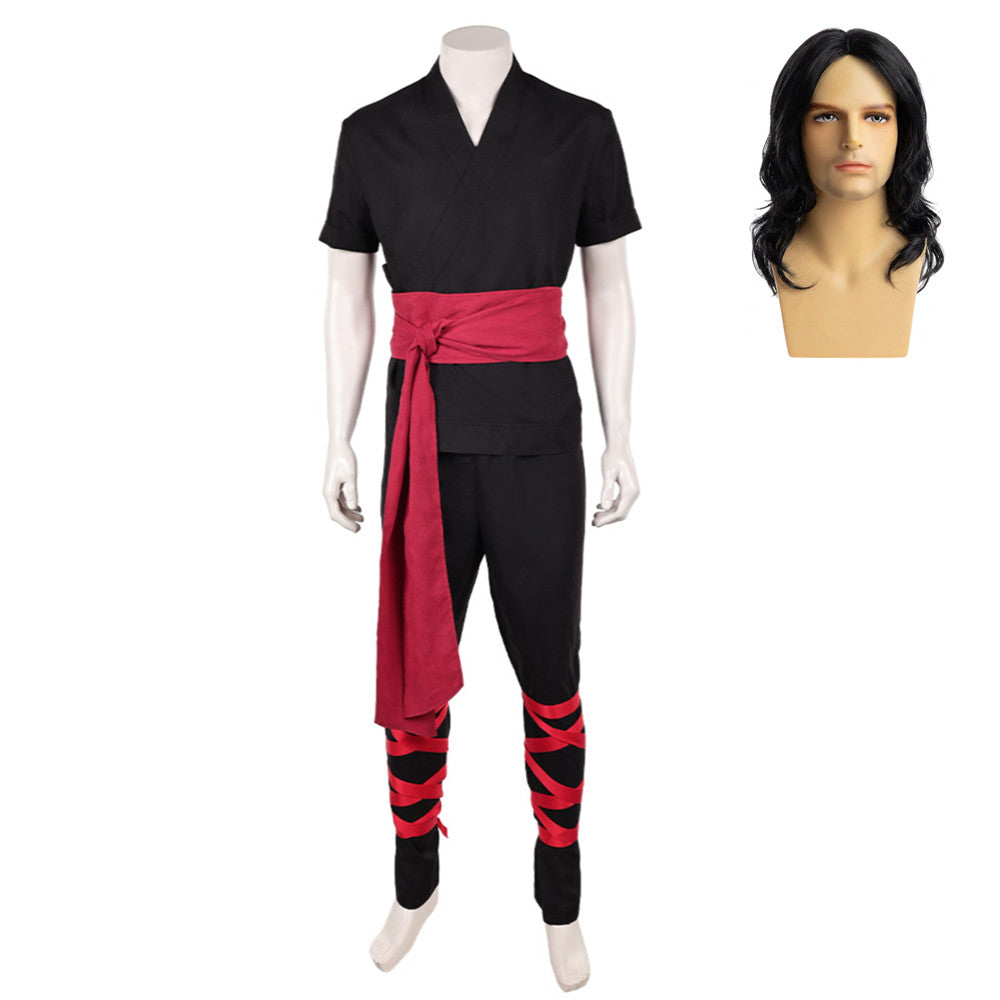 Mortal Kombat II (2026) Liu Kang Black Kung Fu Set Outfits Cosplay Costume
