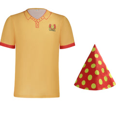 Mouthwashing Swansea Yellow Shirt Hat Set Outfits Cosplay Costume 
