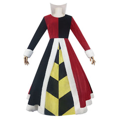 Movie Alice In Wonderland Queen Of Hearts Red Dress Cosplay Costume Outfits Halloween Carnival Suit