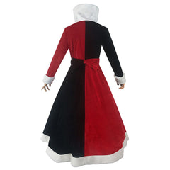 Movie Alice In Wonderland Queen Of Hearts Red Dress Cosplay Costume Outfits Halloween Carnival Suit