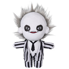 Movie Beetlejuice 2 (2024) Beetlejuice Cosplay Plush Toys Cartoon Soft Stuffed Dolls Mascot Birthday Xmas Gift 