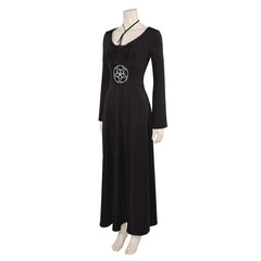 Movie Beetlejuice 2 (2024) Lydia Deetz Black Dress Outfits Cosplay Costume Halloween Carnival Suit