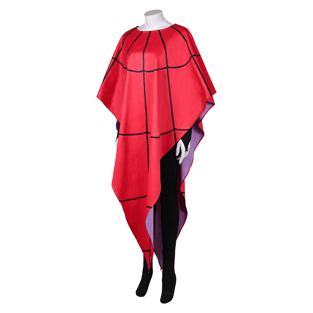 Beetlejuice 2 (2024) Lydia Red Cloak Jumpsuit Outfits Cosplay Costume –  Coshduk