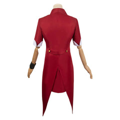 Movie Beetlejuice (2024) Beetlejuice Red Tuxedo​ Horror Outfits Cosplay Costume Halloween Carnival Suit 