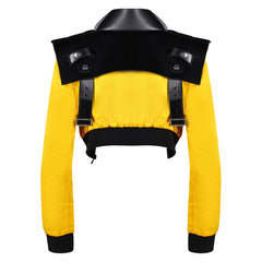 Movie Boy Kills World June27 Yellow Jacket Coat Outfits Cosplay Costume Halloween Carnival Suit 