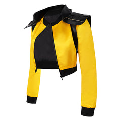 Movie Boy Kills World June27 Yellow Jacket Coat Outfits Cosplay Costume Halloween Carnival Suit 