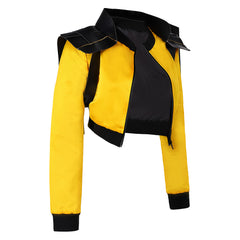 Movie Boy Kills World June27 Yellow Jacket Coat Outfits Cosplay Costume Halloween Carnival Suit 