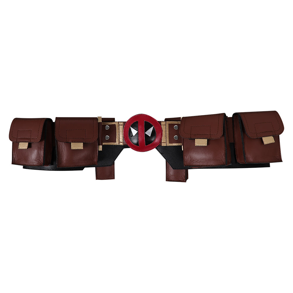 Movie Deadpool & Wolverine (2024) Wade Wilson Belt Waistband Cosplay Halloween Carnival Accessories Props