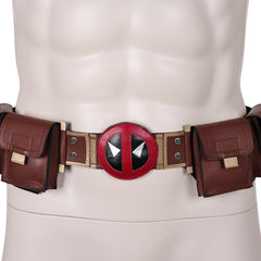 Movie Deadpool & Wolverine (2024) Wade Wilson Belt Waistband Cosplay Halloween Carnival Accessories Props