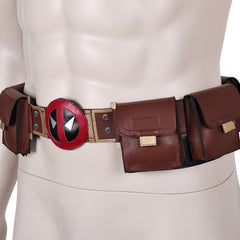 Movie Deadpool & Wolverine (2024) Wade Wilson Belt Waistband Cosplay Halloween Carnival Accessories Props