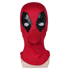 Movie Deadpool & Wolverine (2024) Wade Wilson Red Mask Hat Cosplay Halloween Carnival Accessories Props