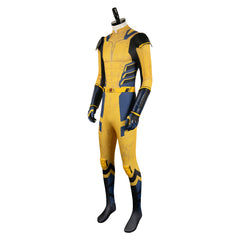 Movie Deadpool & Wolverine (2024) Wolverine Yellow Jumpsuit Set Outfits Cosplay Costume Halloween Carnival Suit 