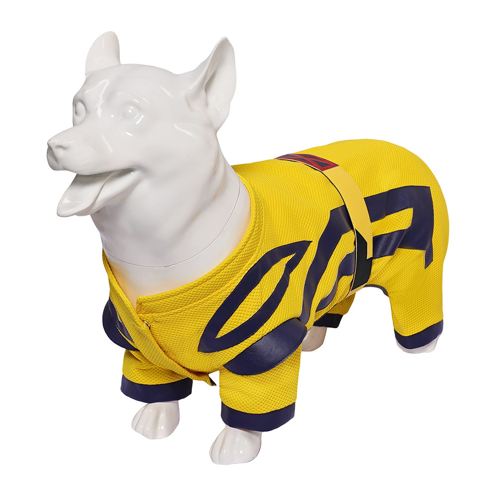 Movie Deadpool & Wolverine (2024) Wolverine Yellow Pet Dogs Cosplay Costume Outfits Halloween Carnival Suit 