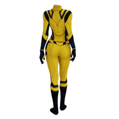 Movie Deadpool & Wolverine (2024) Women Wolverine Jumpsuit Outfits Cosplay Costume Halloween Carnival Suit