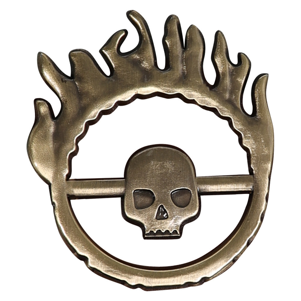 Movie Furiosa: A Mad Max Saga (2024) Furiosa Skull Metal Model Halloween Carnival Costume Accessories Props