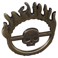 Movie Furiosa: A Mad Max Saga (2024) Furiosa Skull Metal Model Halloween Carnival Costume Accessories Props