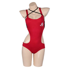 Movie Ghostbusters (2024) Red Uniform Swimsuit Outfits Cosplay Costume Halloween Carnival Suit - Coshduk