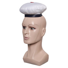 Movie Ghostbusters: 2024 Stay Puft Marshmallow Man White Hat Accessories Halloween Carnival Props