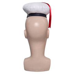 Movie Ghostbusters: 2024 Stay Puft Marshmallow Man White Hat Accessories Halloween Carnival Props