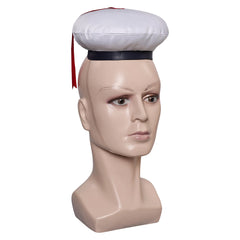 Movie Ghostbusters: 2024 Stay Puft Marshmallow Man White Hat Accessories Halloween Carnival Props