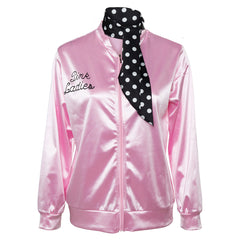 Movie Grease: Rise of the Pink Ladies Pink lady Jacket Coat Outfits Cosplay Costume Halloween Carnival Suit