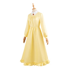 Movie Howl's Moving Castle Sophie Yellow Dress Outfits Cosplay Costume Halloween Carnival Suit